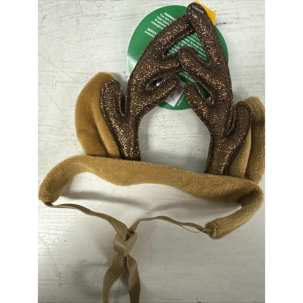 Merry Bright PET Headpiece Dog Reindeer Costume 